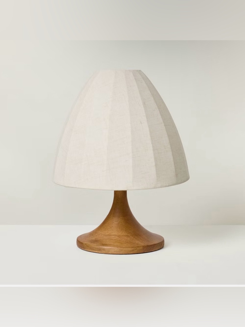 Wood Trumpeted Table Lamp - Hearth & Hand with Magnolia